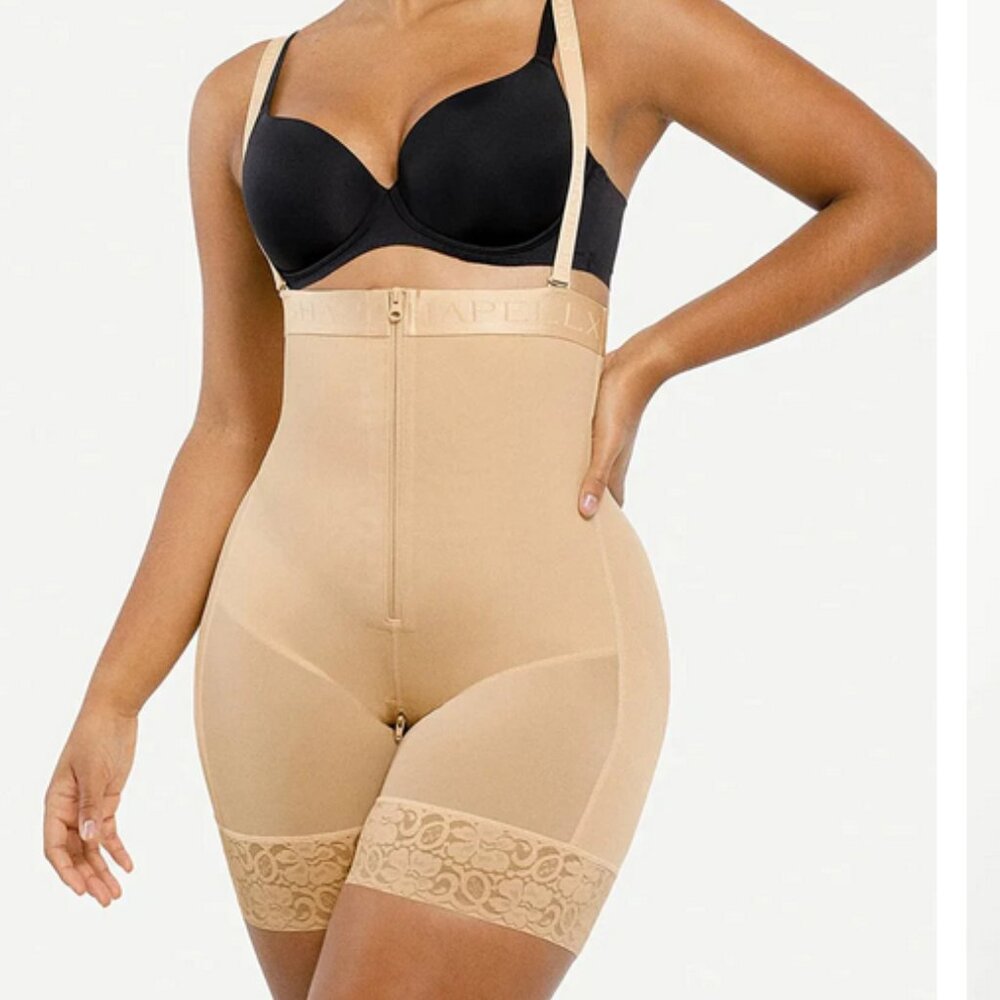 New AirSlim® Firm Tummy Compression Bodysuit Shaper With Butt Lifter Shapellx